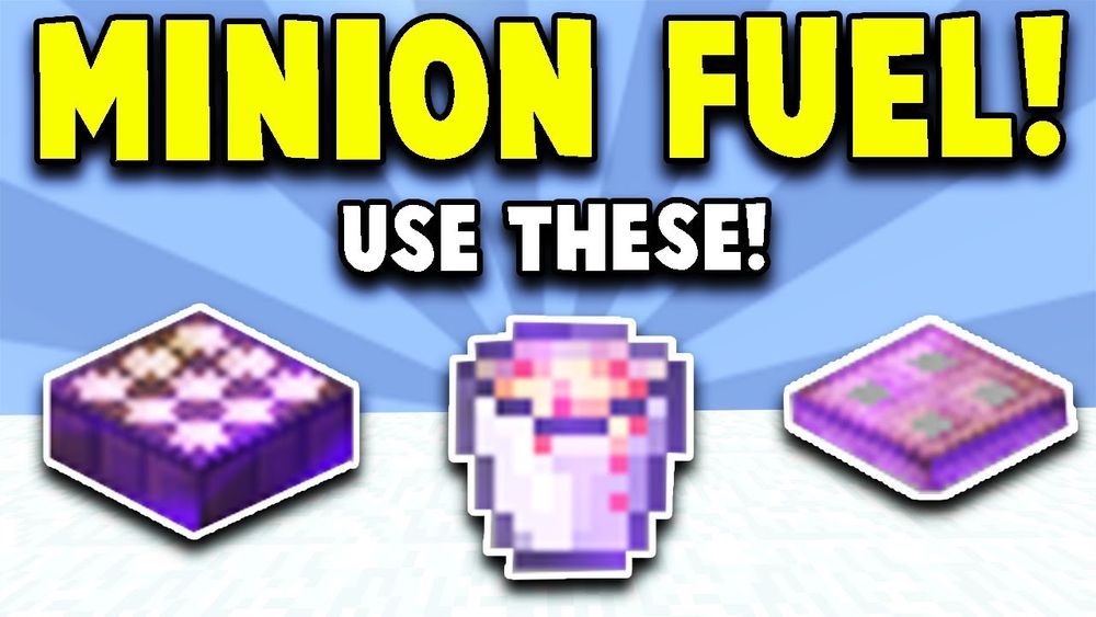 Minion Fuel in Hypixel Skyblock Minecraft Everything to Know