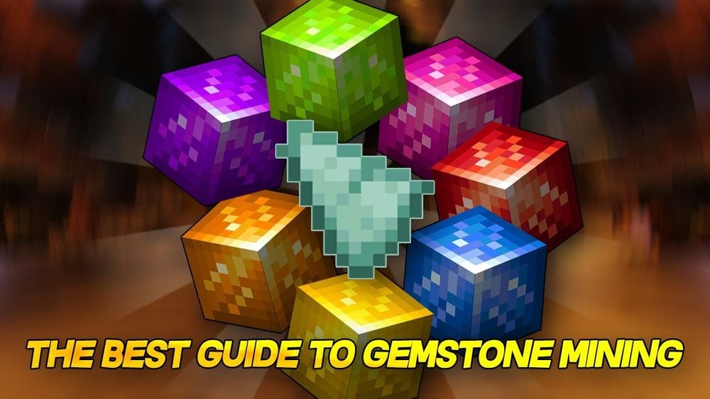 Guide to mining gemstones in hypixel skyblock everything to know