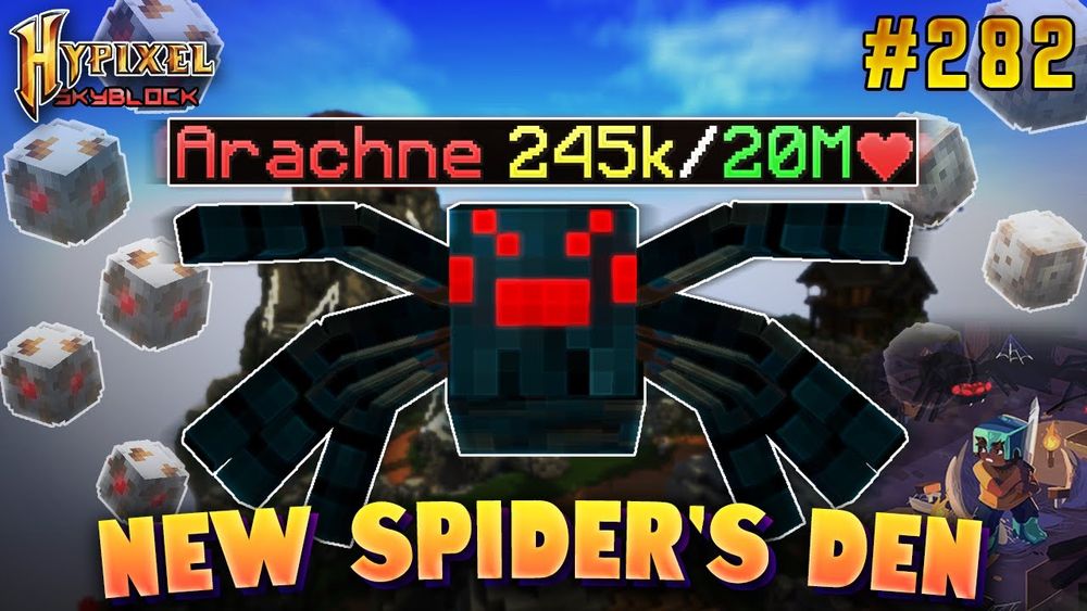 Arachne Boss in Hypixel Skyblock Minecraft Ultimate Guide