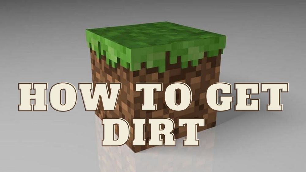 How to get dirt in Hypixel Skyblock Minecraft Server?