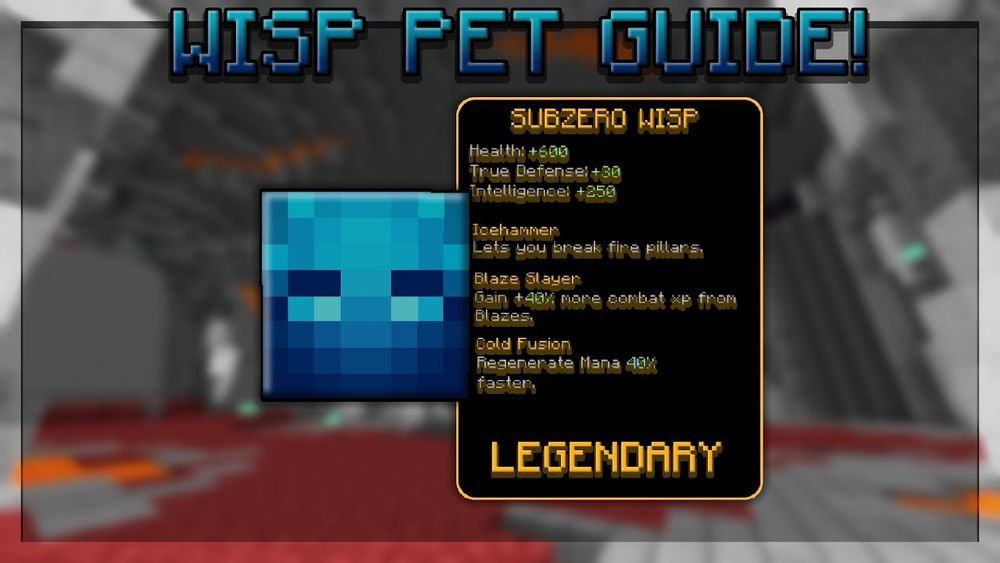 Wisp pet in Hypixel Skyblock Minecraft Everything to know