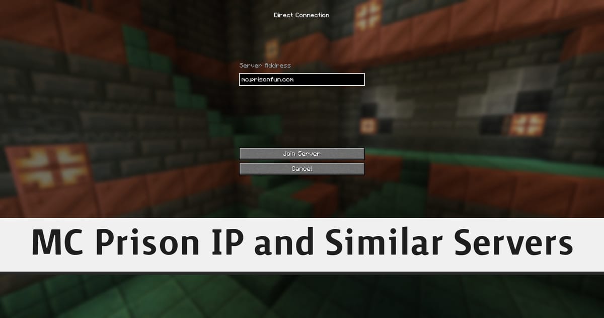 What is the IP for the MC Prison Minecraft Server?
