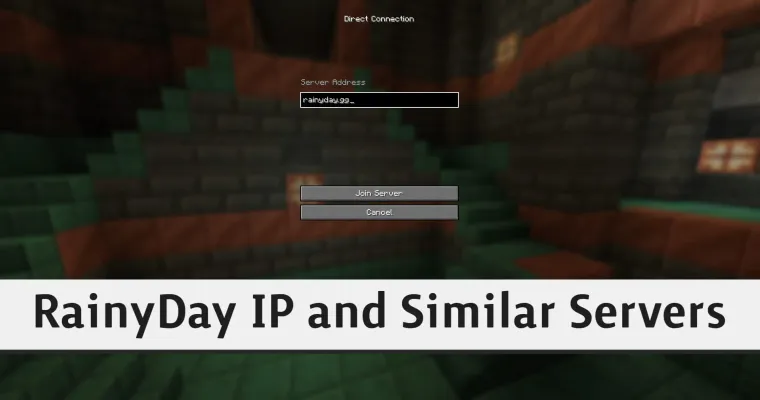 What is the IP for the RainyDay Minecraft Server
